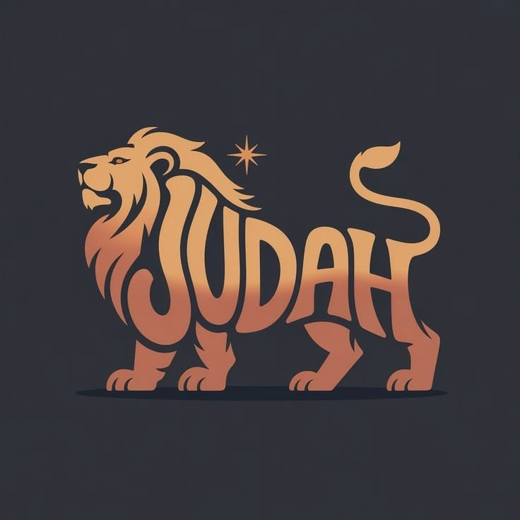 (2 Qty) JUDAH Lion Silhouette custom DTF transfer