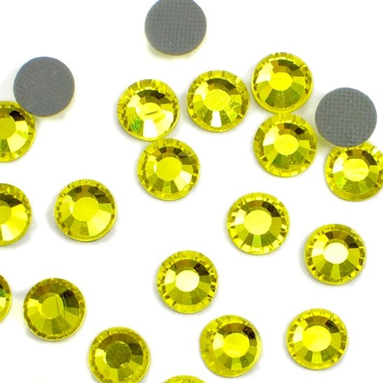 CITRINE Yellow 4mm 16ss 2cut Premium quality Loose Hotfix Rhinestone