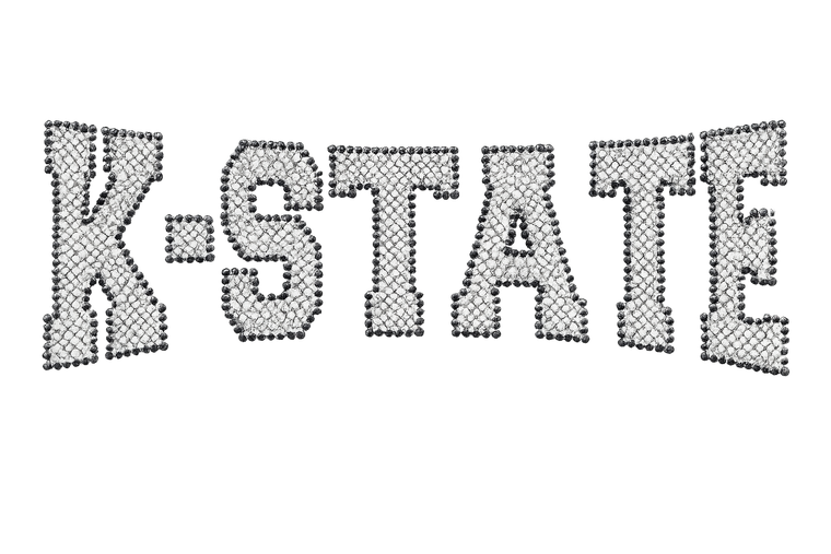 K-STATES Mascot Rhinestone Transfer Iron On