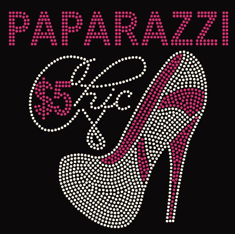 Paparazzi $5 Chic Heel Custom Order Rhinestone transfer