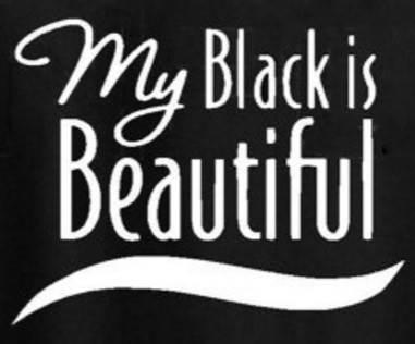 My Black is Beautiful Vinyl Transfer (White) Texas Rhinestone