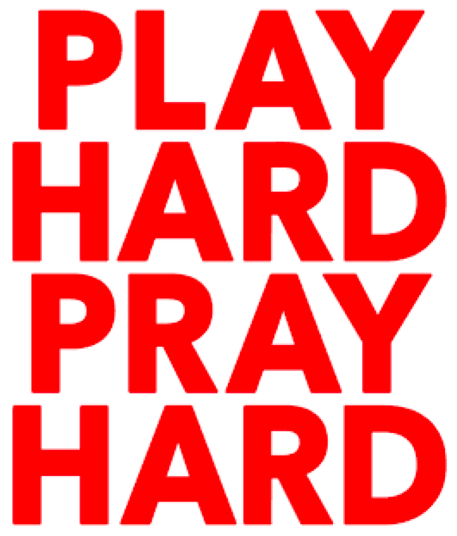 (Play Hard Pray Hard Vinyl Transfer (Red)