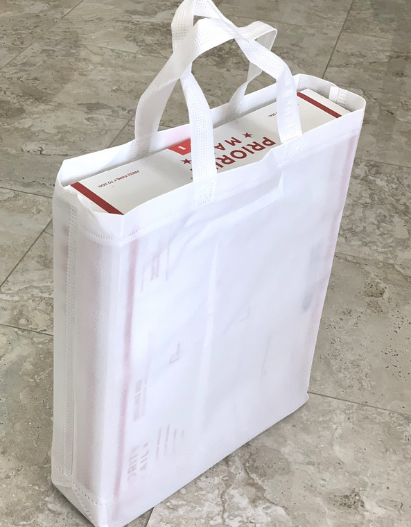 Tote Bag 12"W x 15"H x 4"D (White)