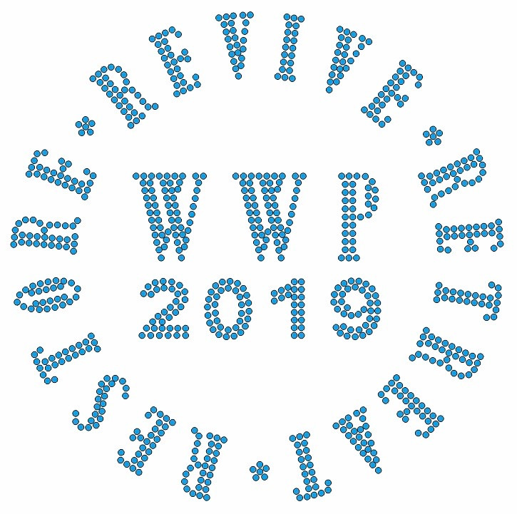 WWP custom rhinestone transfer