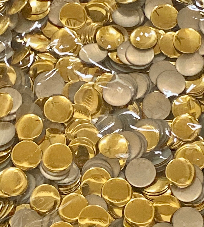 13mm Nailhead GOLDEN Round 500 pc Loose Hot fix