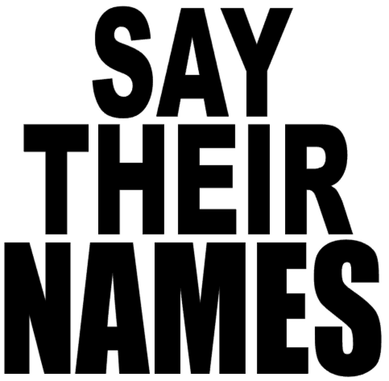 Say Their Names Vinyl Transfer