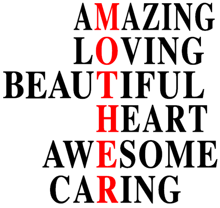 MOTHER words Amazing - Vinyl Transfer (BLACK & RED)