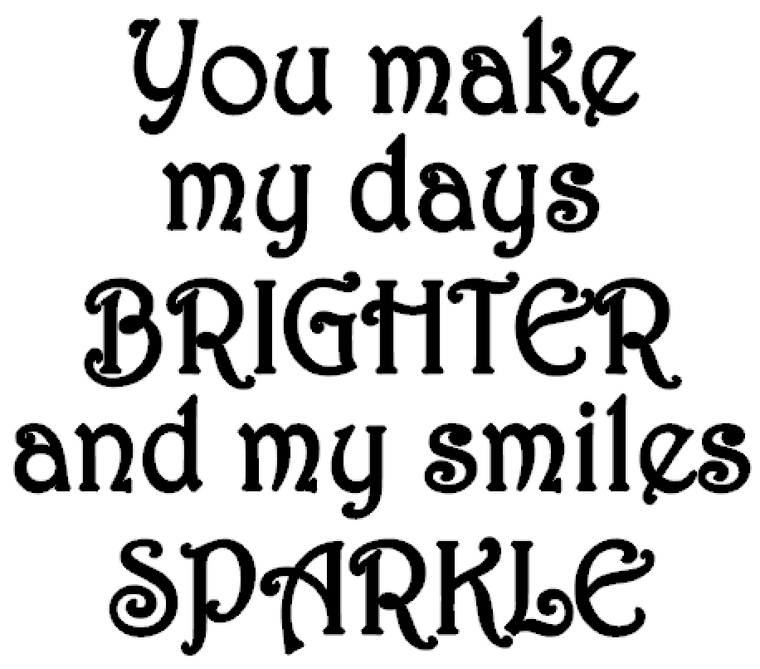 YOU MAKE MY DAYS BRIGHTER -  Vinyl Transfer