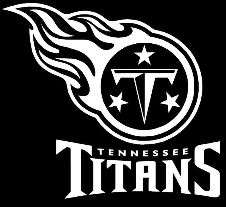 Titans Tennessee - Vinyl Transfer (White)