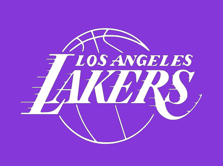 Los Angeles Lakers - Vinyl Transfer (WHITE)