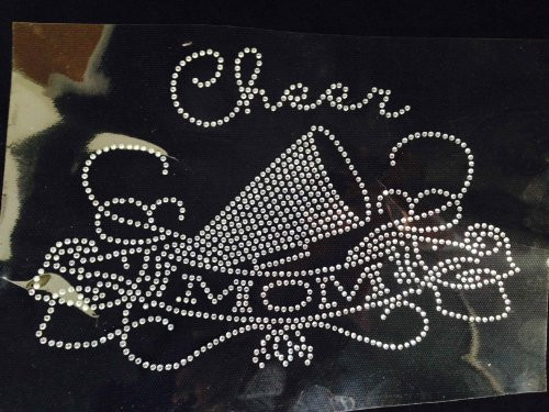 CHEER MOM BANNER Rhinestone Transfer