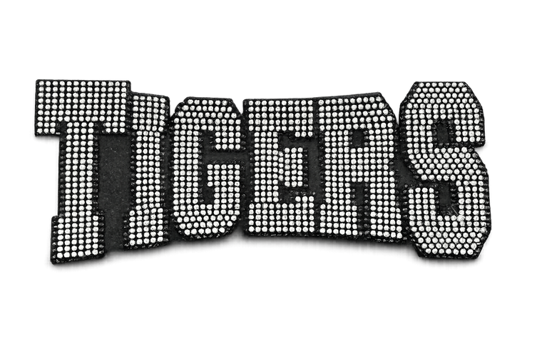 Tigers Mascot Rhinestone Transfer Iron On