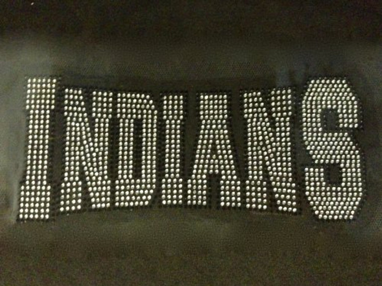 Indians Mascot Rhinestone Transfer Iron On