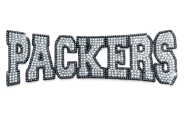 PACKERS Mascot Rhinestone Transfer Iron On
