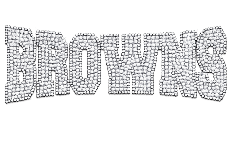 BROWNS Mascot Rhinestone Transfer Iron On