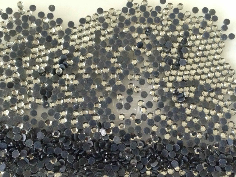 Grey Black Diamond 2mm 6ss 2cut Premium Quality Loose Hotfix Rhinestone