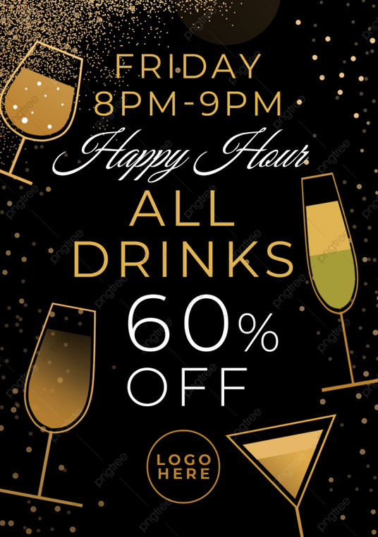 HAPPY HOUR ALL DRINK - Banner