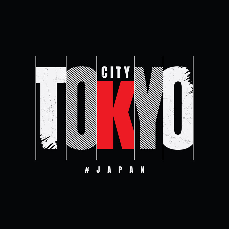 TOKYO city place full color printable vinyl DTF transfer