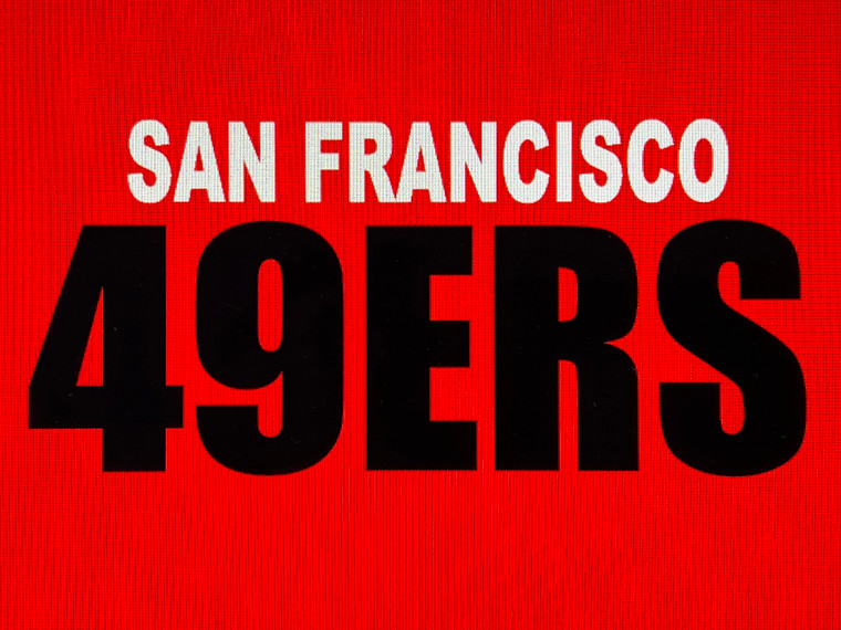 (2 Qty) San Fransisco 49ERS - DTF transfer