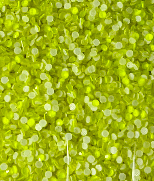 Neon LEMON YELLOW (Glow in the Dark) 3mm 10ss Premium Quality Loose Hot Fix UV Rhinestone