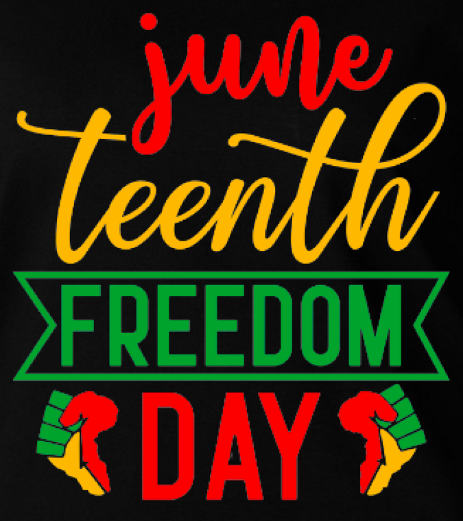 (6 Qty) Juneteenth Freedom Day - DTF transfer