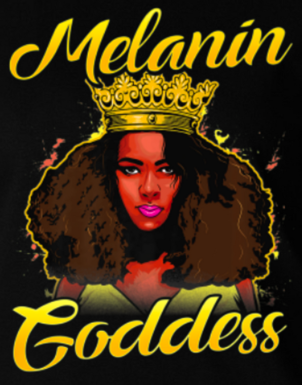 Melanin Goddes Afro Girl - DTF transfer
