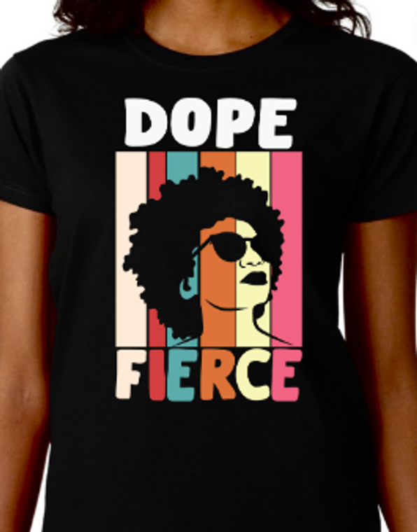 Dope Fierce Girl With Black Goggles - DTF transfer