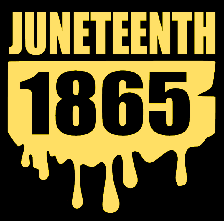 Juneteenth 1865 (Golden)- DTF transfer