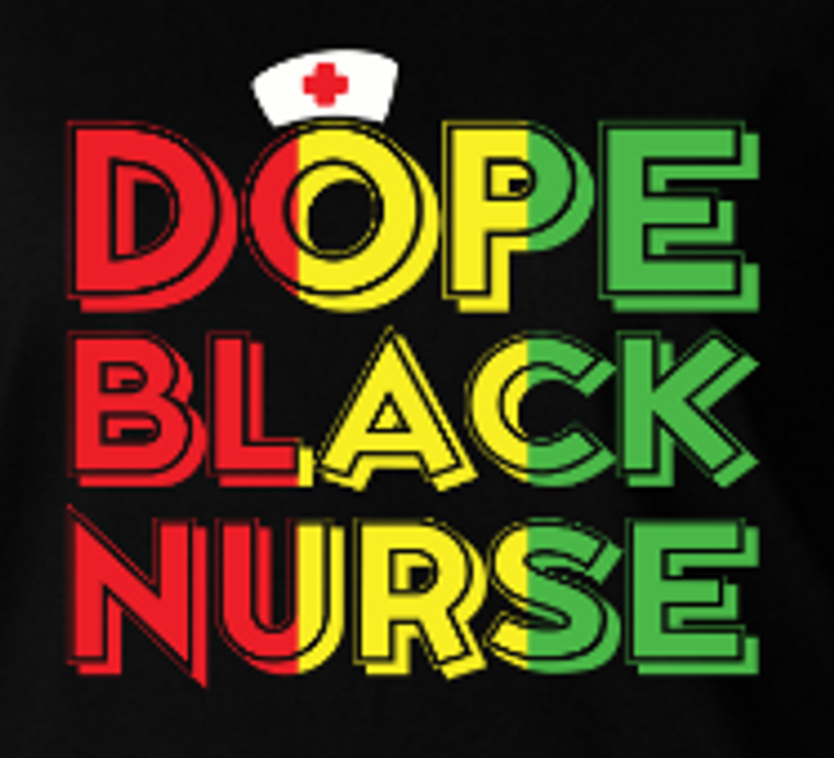 Dope Black Nurse With Nurse Cap- DTF transfer