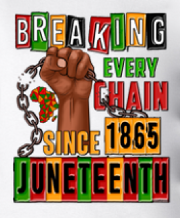 Breaking Every Chain Since 1865 Juneteenth- DTF transfer