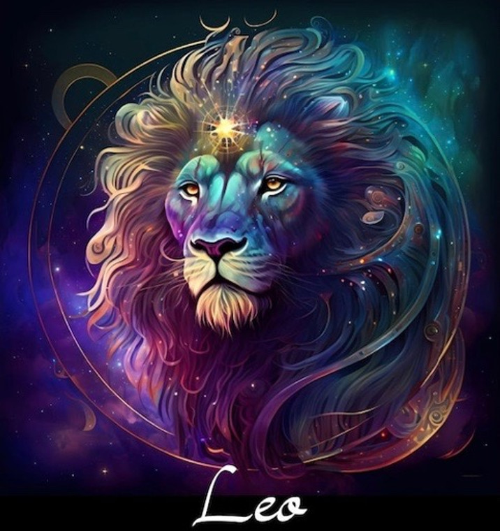 Leo Zodiac Horoscope colorful - DTF transfer