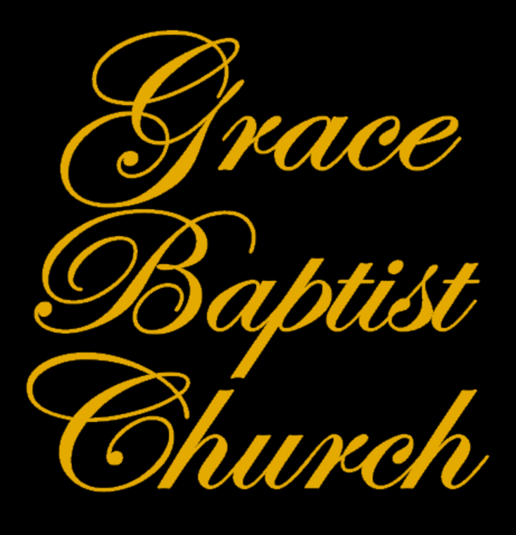 Grace Baptist Church (Cursive) - PU vinyl transfer