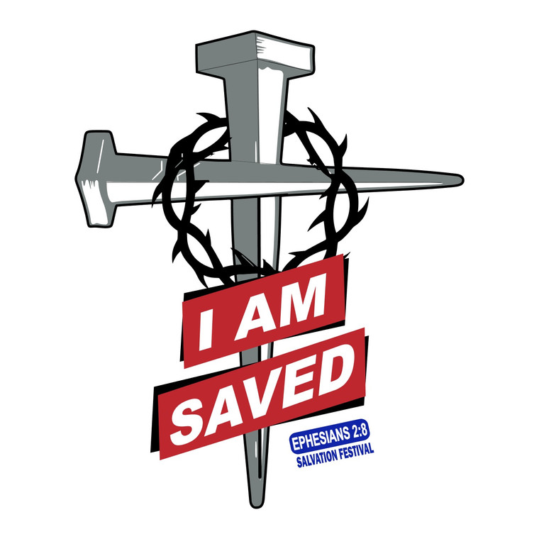 I'M SAVED (with Cross) - custom DTF transfer