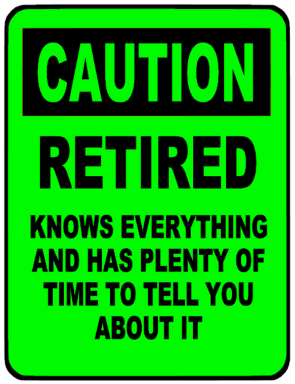(2 Qty) CAUTION RETIRED - custom DTF transfer