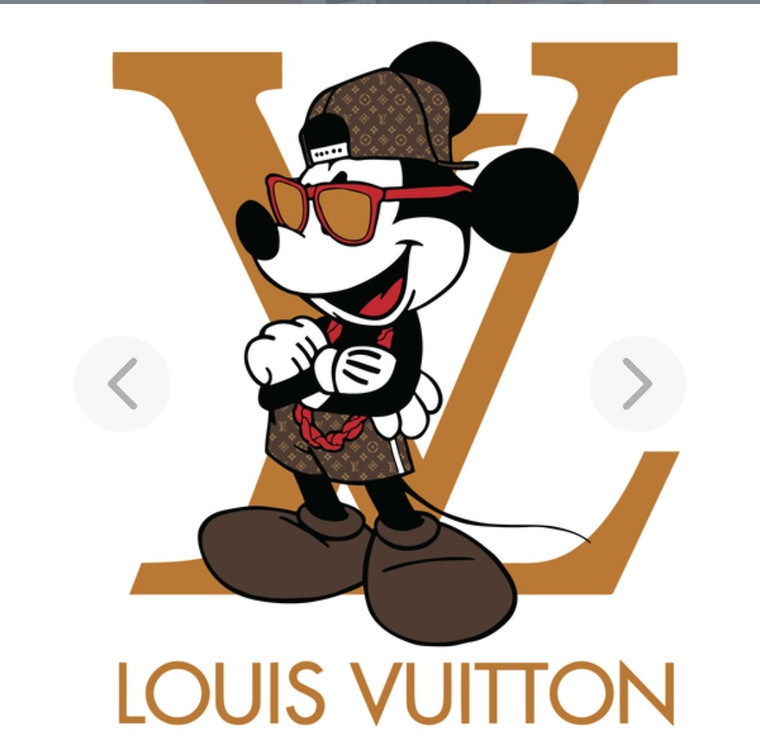 LV Mouse - custom DTF transfer