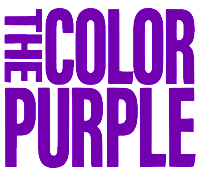 (2 QTY) The Color Purple words - VINYL transfer 