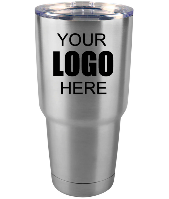 Create your own Logo on Tumbler 20/30 OZ, double wall Travel Mug, (Stainless Steel)