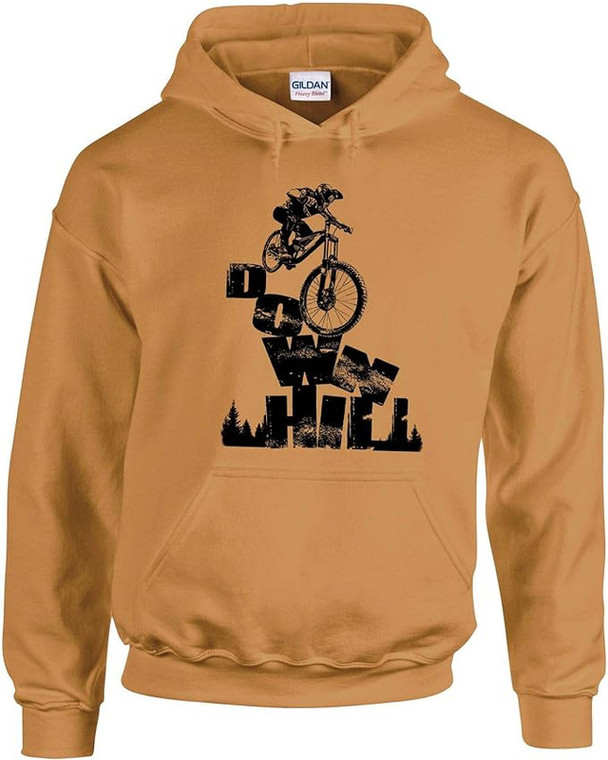Mountain Biking MTB Bike Hoodie Sweatshirt - DownHill Personalized Biker Cycling Gifts with MTB Touch
