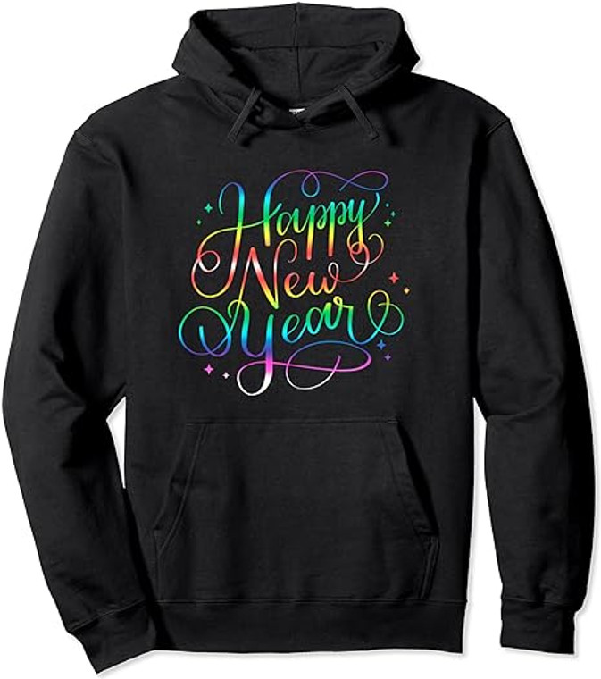 Happy New Year, New Year's Eve Party Countdown Pullover Hoodie