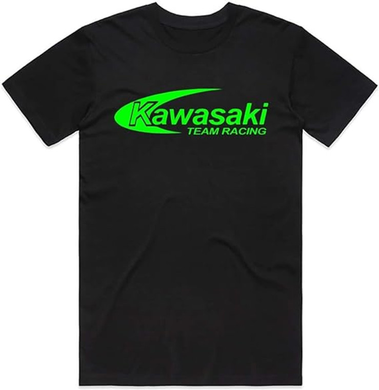 Kawasaki Team Racing Green Logo Tee Shirt