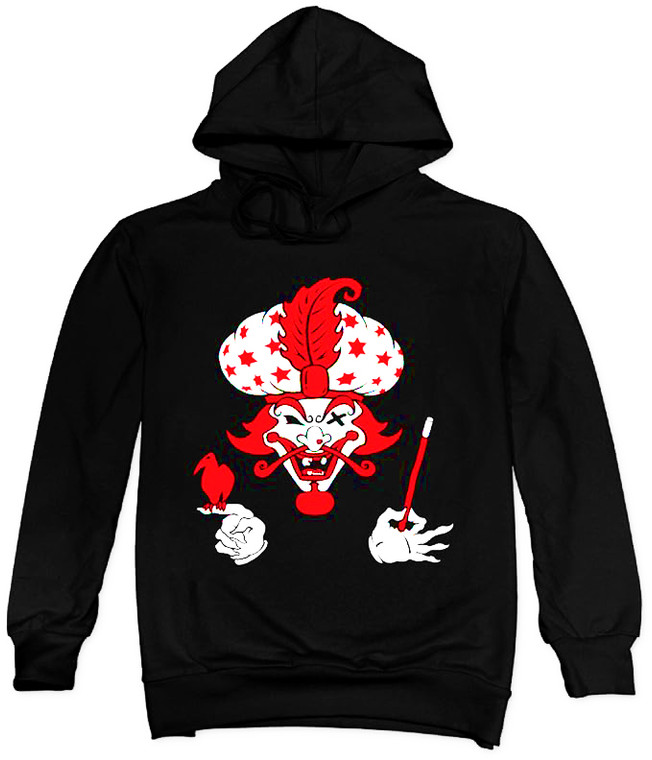 The Great Milenko With The Fourth Joker's Card J Card Black Pullover hooded Sweatshirt