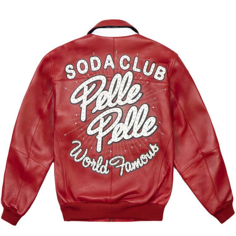 Pelle Pelle World Famous Soda Club Jacket RED