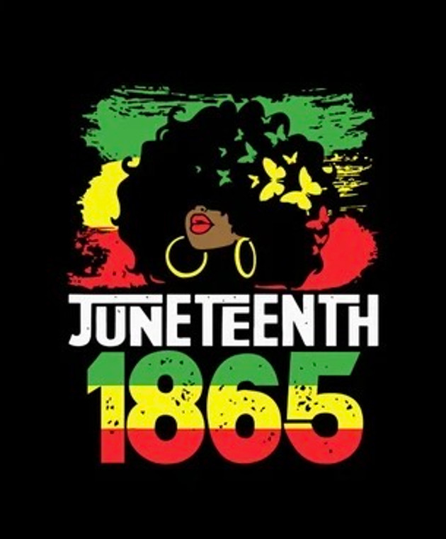 (2 Qty) Juneteenth 1865 Girl - custom DTF transfer