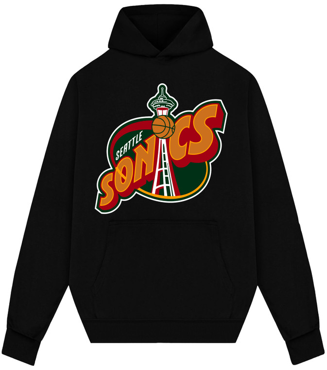 Seatle Sonics Retro Basketball Inspired – Vintage Hoops Fan Hoodie DTF