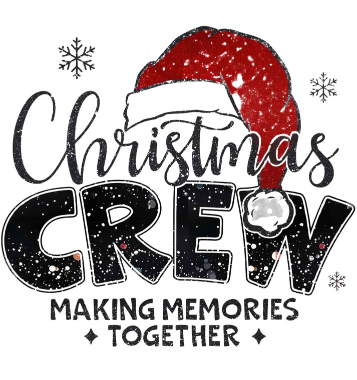 (2 Qty) Christmas Crew Making Memories Together DTF transfer
