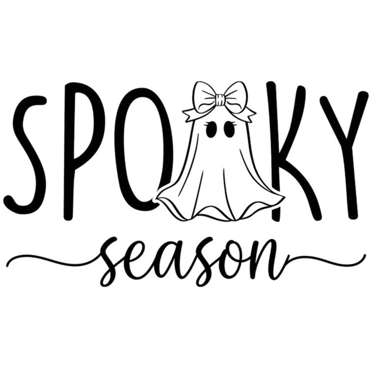 (2 Qty) Funky Spooky Season Halloween DTF transfer