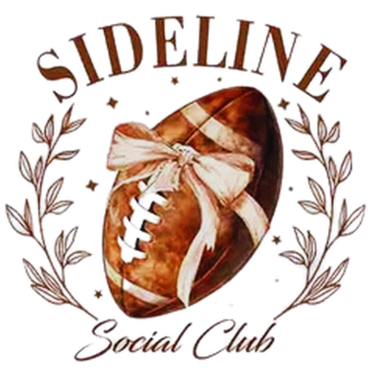 (2 Qty) Sideline Social Club DTF transfer