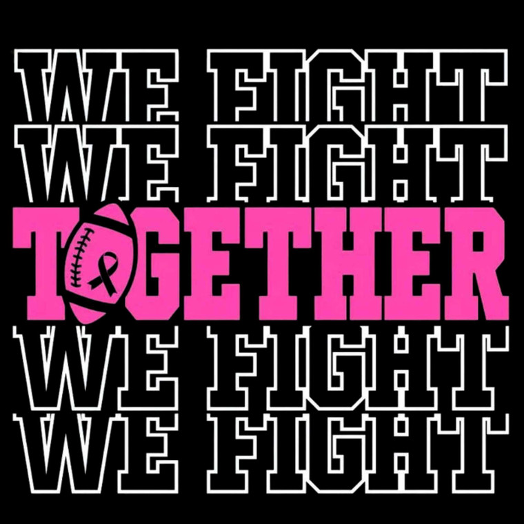 (2 Qty) We Fight We Fight Together We Fight We Fight - DTF transfer