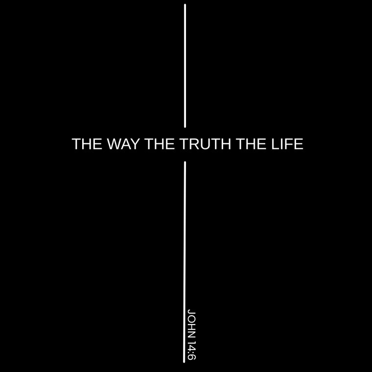 (2 Qty) The Way The Life The Truth DTF transfer