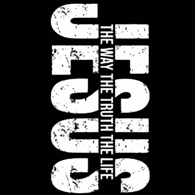 (2 Qty) Jesus The Way White DTF transfer